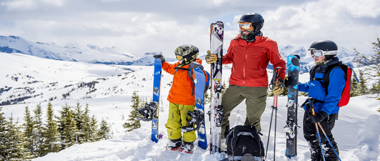 Famille ski